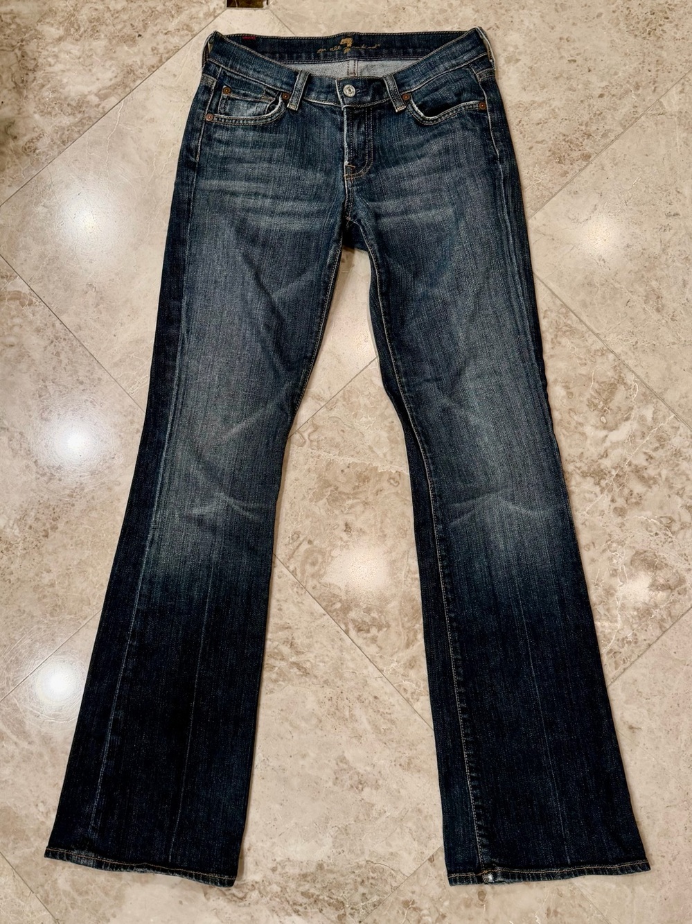 7 For All Mankind Bootcut Jeans Women’s Size 25 Dark Wash
